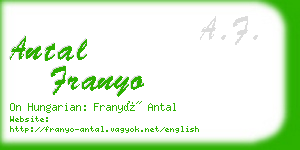 antal franyo business card